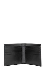 Saint Laurent Ysl Wallet in Nero, view 4, click to view large image.