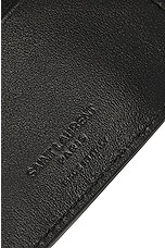 Saint Laurent Ysl Wallet in Nero, view 5, click to view large image.