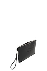 Saint Laurent Ysl Ipad Holder in Nero, view 4, click to view large image.