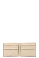 Saint Laurent Ysl Wallet in Greyish Brown, view 4, click to view large image.