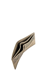 Saint Laurent Ysl Wallet in Greyish Brown, view 5, click to view large image.