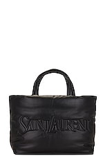 Saint Laurent Ysl Tote Bag in Nero, view 1, click to view large image.