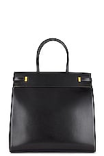 Saint Laurent Ysl Manhattan Bag in Nero, view 2, click to view large image.