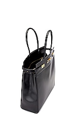 Saint Laurent Ysl Manhattan Bag in Nero, view 4, click to view large image.