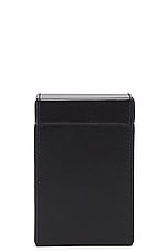Saint Laurent Cigarette Box in Nero, view 2, click to view large image.