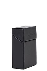 Saint Laurent Cigarette Box in Nero, view 3, click to view large image.