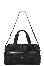 Saint Laurent Nuxx L Duffle Bag in Nero, view 1, click to view large image.