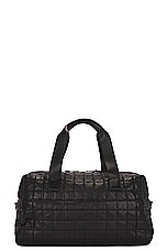Saint Laurent Nuxx L Duffle Bag in Nero, view 3, click to view large image.