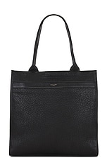 Saint Laurent Sac Cabas Bag in Nero, view 1, click to view large image.