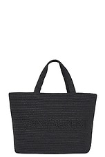 Saint Laurent Tote Bag in Nero, view 1, click to view large image.