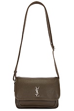 Saint Laurent Niki Small Messenger in Light Musk, view 1, click to view large image.