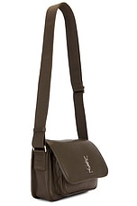 Saint Laurent Niki Small Messenger in Light Musk, view 3, click to view large image.