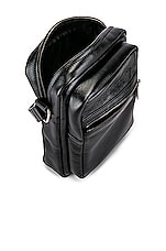 Saint Laurent Crossbody Pouch in Black, view 4, click to view large image.