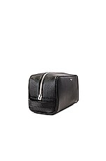 Saint Laurent Cosmetic Pouch in Black, view 3, click to view large image.