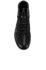 Saint Laurent SL/10H Sneaker in Black & Black, view 4, click to view large image.
