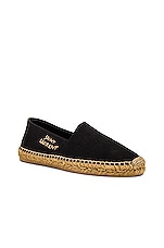 Saint Laurent Espadrille in Black, view 2, click to view large image.