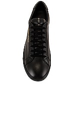 Saint Laurent Andy Sneaker in Black, view 4, click to view large image.