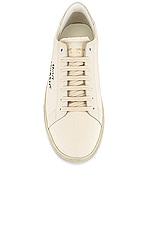 Saint Laurent SL/06 Sneaker in Panna, view 4, click to view large image.