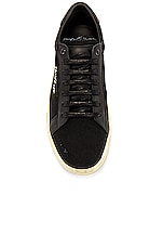 Saint Laurent SL/06 Sneaker in Black, view 4, click to view large image.