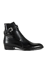 Saint Laurent Wyatt 30 Boot in Nero, view 1, click to view large image.