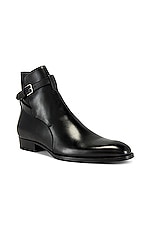 Saint Laurent Wyatt 30 Boot in Nero, view 2, click to view large image.