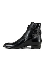 Saint Laurent Wyatt 30 Boot in Nero, view 5, click to view large image.