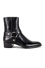 Saint Laurent Wyatt Harness Boot in Noir | FWRD