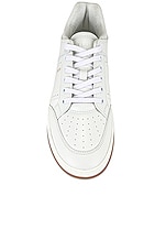 Saint Laurent Low Top Sneakers in White, view 4, click to view large image.