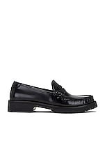 Saint Laurent Loafer in Nero, view 1, click to view large image.