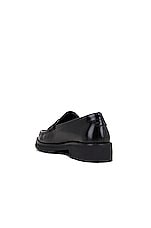 Saint Laurent Loafer in Nero, view 3, click to view large image.