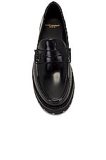 Saint Laurent Loafer in Nero, view 4, click to view large image.