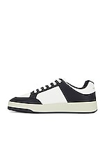 Saint Laurent Sneaker in Coffee White & Black, view 5, click to view large image.