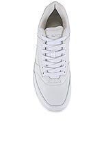 Saint Laurent Cin Sneaker in Blanc Optique & Bianco, view 4, click to view large image.