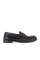 Saint Laurent Le Loafer 15 Moc in Nero, view 1, click to view large image.