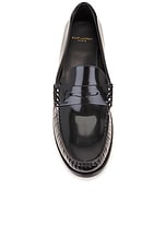 Saint Laurent Le Loafter 15 Mocassin in Black, view 4, click to view large image.