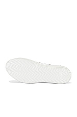 Saint Laurent Malibu Low Top Sneaker in Optic White, view 6, click to view large image.