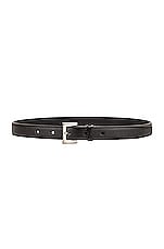 Saint Laurent YSL Belt in Nero, view 1, click to view large image.
