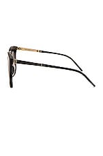 Saint Laurent SL M100 Sunglasses in Black, view 3, click to view large image.