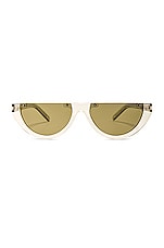 Saint Laurent SL 563 Sunglasses in Grey, view 1, click to view large image.