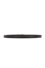 Saint Laurent Monogramme Belt in Nero, view 2, click to view large image.