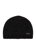 Saint Laurent Beanie in Black, view 1, click to view large image.