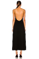Saint Laurent Keyhole Dress in Noir, view 3, click to view large image.