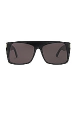 Saint Laurent SL 651 Vitti Sunglasses in Black, view 1, click to view large image.