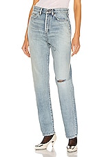 Saint Laurent Slim Fit Jean in Santa Monica Blue, view 1, click to view large image.