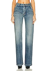 Saint Laurent Jane Jeans in 70's Serge Blue | FWRD