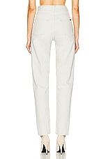 Saint Laurent Straight Leg Slim Fit in Chalk White, view 3, click to view large image.