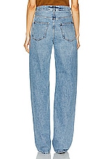 Saint Laurent Baggy Wide Leg in Blue Bay, view 3, click to view large image.
