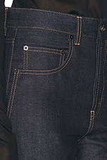 Saint Laurent Bootcut Leg in Indigo, view 6, click to view large image.