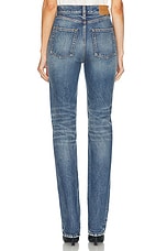 Saint Laurent 90s Slim Leg in 50s Blue, view 4, click to view large image.