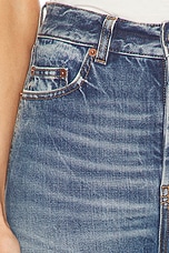 Saint Laurent 90s Slim Leg in 50s Blue, view 6, click to view large image.